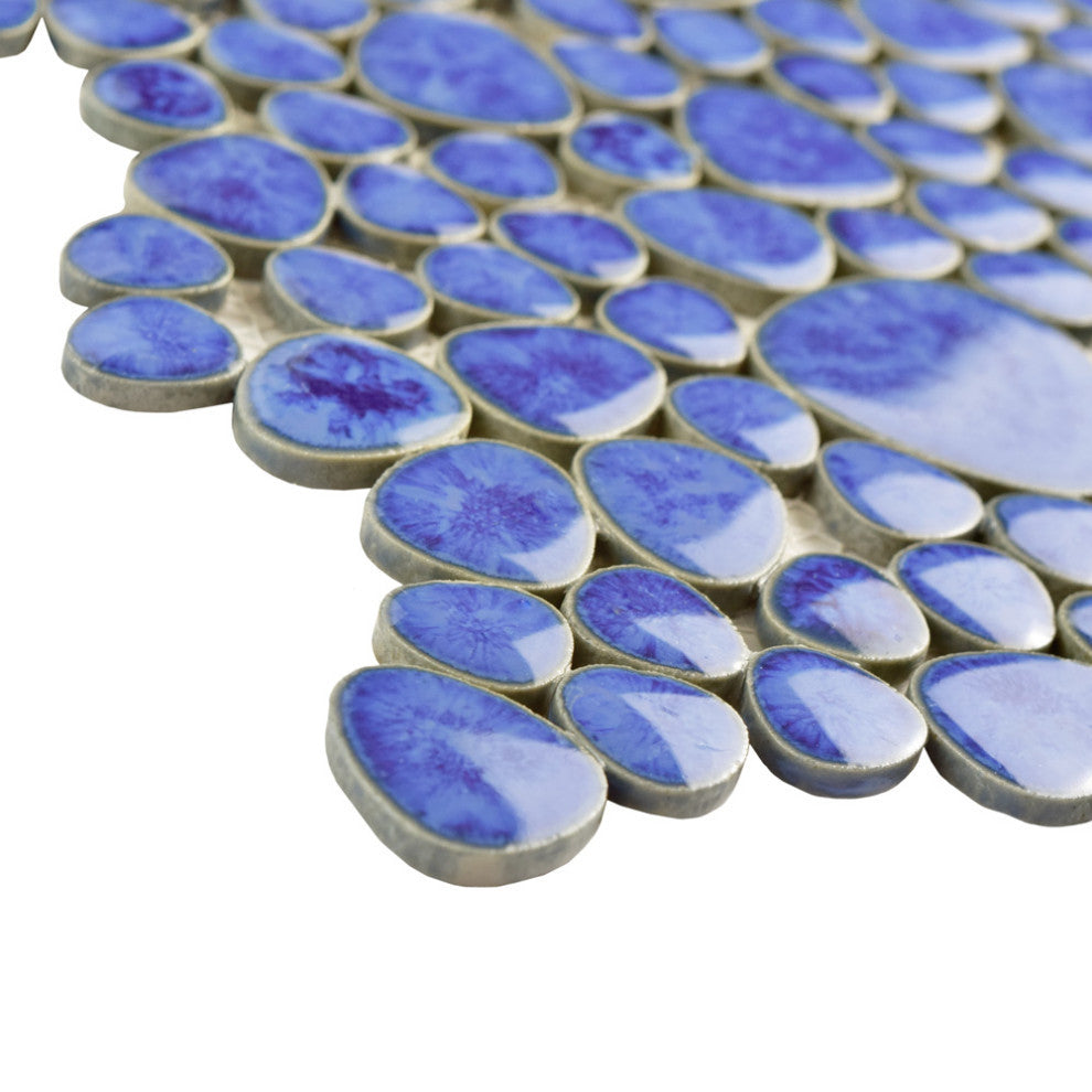 Pebble Blue Cloud Porcelain Floor and Wall Tile