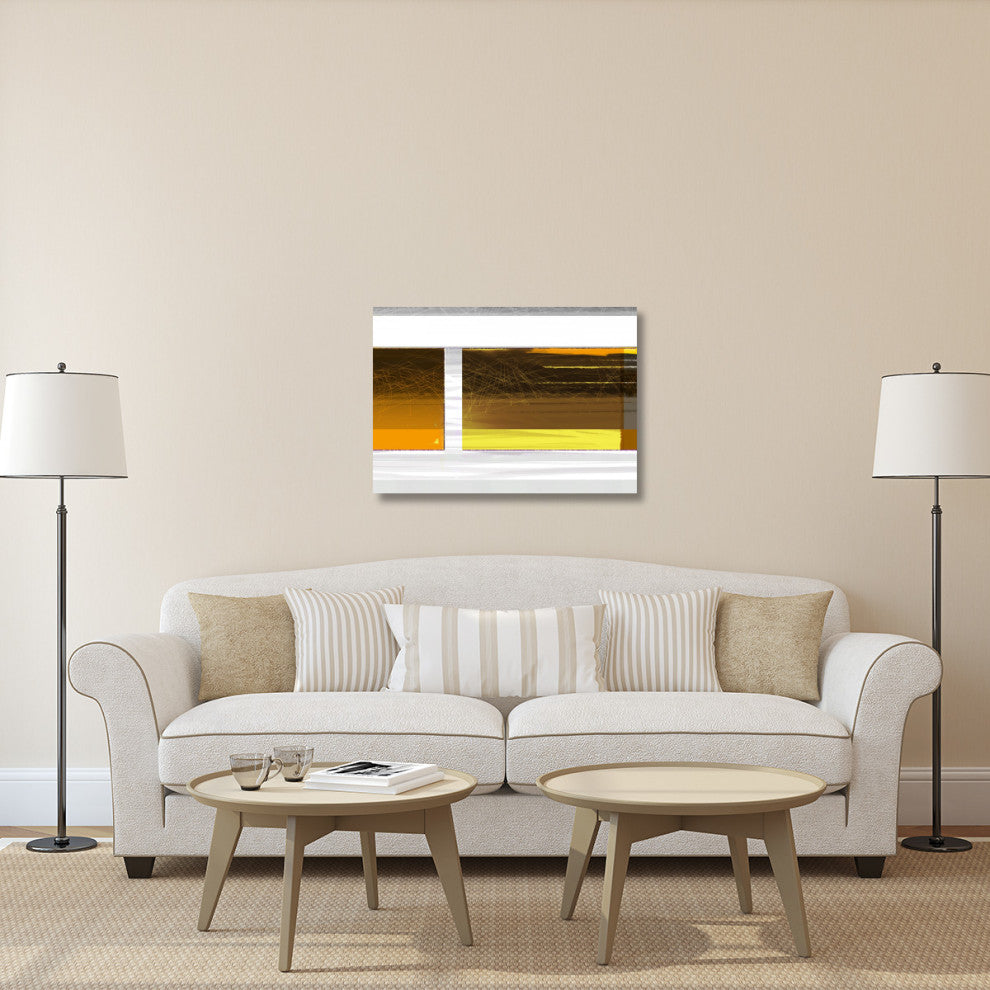 "Abstract Brown Yellow" Fine Art Print
