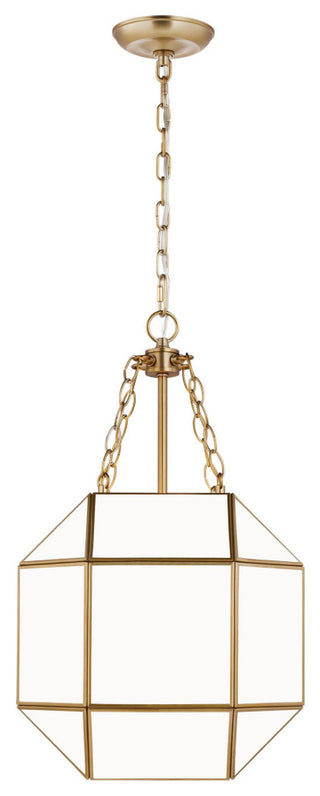Morrison Small Three Light Lantern, Satin Brass