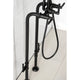 CCK8100DKL Freestanding Tub Faucet With Supply Line, Stop Valve, Matte Black
