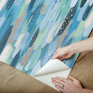EttaVee Brushstroke Peel & Stick Wallpaper