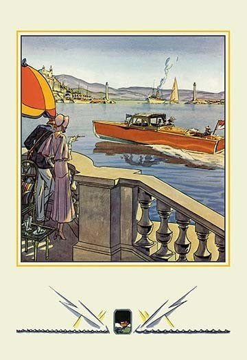 Victorian Sedans (Dodge Boats) - Gallery Wrapped Canvas Art 28" x 42"