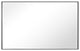 Rectangle Framed Bathroom Vanity Mirror Accent Wall Mirror, Black, 30"x48