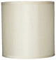 Classic Drum Faux Silk Lamp Shade, Cream, 10"