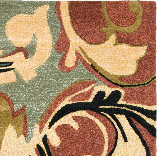 Safavieh Soho Soh846A Rug, Rust/Multi, 6'0"x6'0" Round