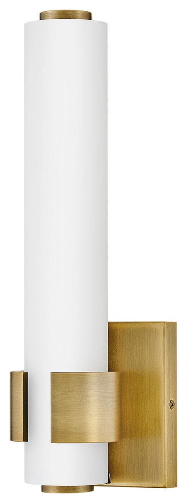 Hinkley Aiden Medium Led Sconce, Lacquered Brass
