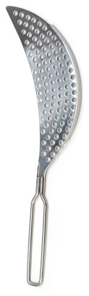 Pierced Crescent Pot Strainer