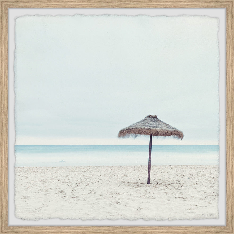 "Talk to the Sand" Framed Painting Print, 32x32