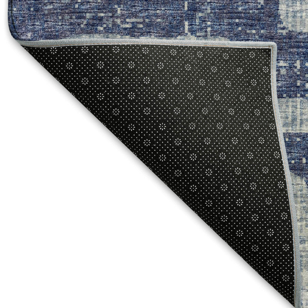 Addison Premium Washable Mayfield AMF110 Blue 3'' x 5'' Rug