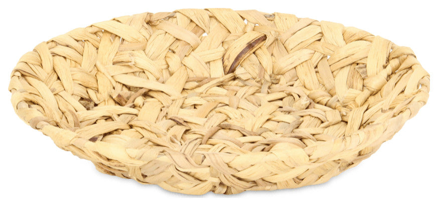 Braided Water Hyacinth Decorative Bowl