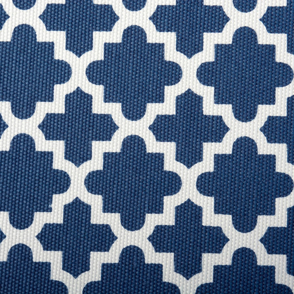 DII Polyester Cube Lattice Nautical Blue Square 11x11x11"