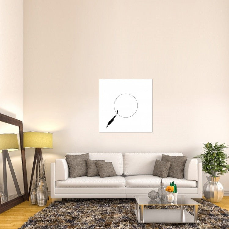 "Walking The Circle!" Stretched Canvas Giclee by Huib Limberg, 40x40"