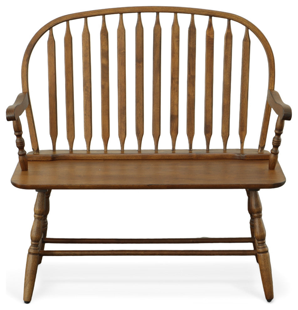 Windsor Bench, American Oak