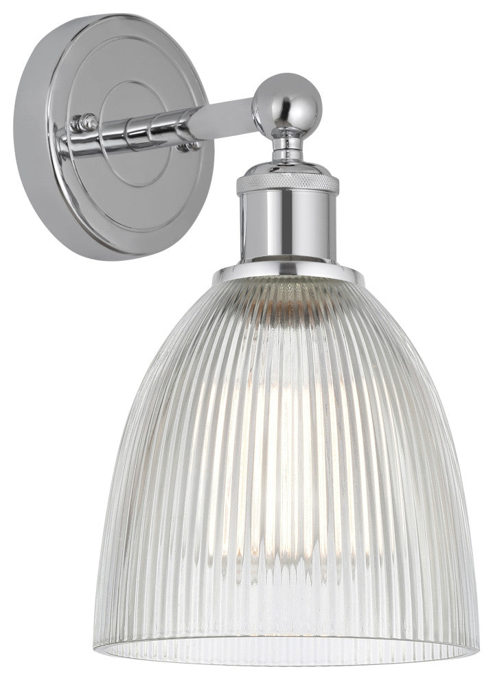 Innovations 616-1W-PC-G382 Castile 1 Light 6" Sconce, Polished Chrome