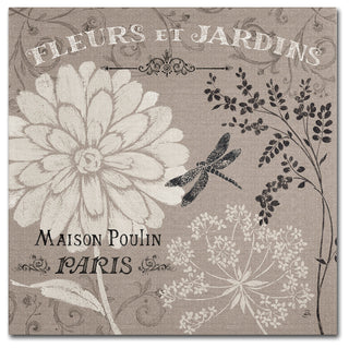 'French Linen Garden II' Canvas Art by Daphne Brissonnet