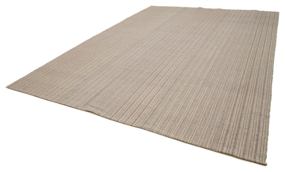 Rug N Carpet - Hand-knotted Turkish 10' 6'' x 13' 11'' Decorative Wool Kilim Rug