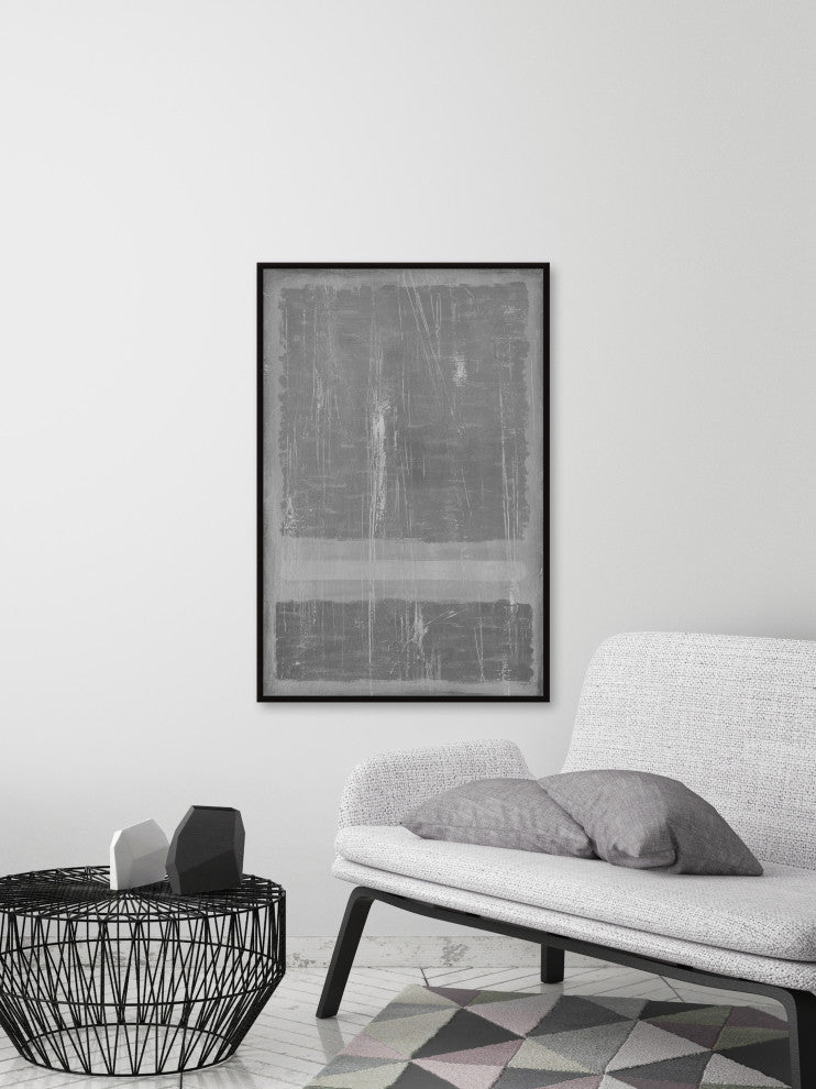 "Splitting Up" Floater Framed Painting Print on Canvas, 24x36