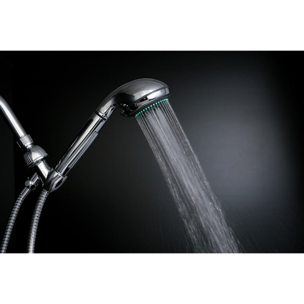 Kingston Brass 5 Setting Hand Shower Set, Polished Chrome