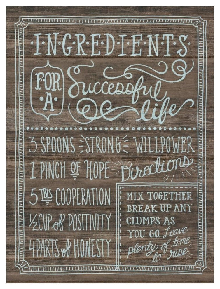 "Ingredients For Life I" Digital Paper Print by Mary Urban, 26"x34"