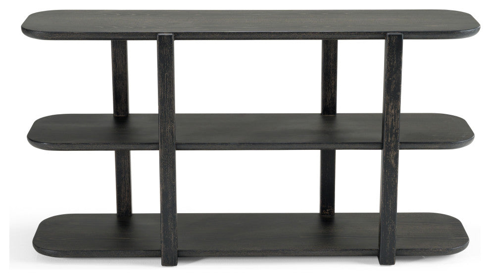 Modrest Noah Modern Dark Brown Bookshelf