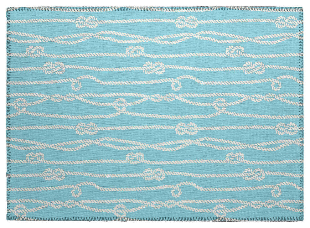 Indoor/Outdoor Harbor HA7 Lagoon Machine Washable 1'8" x 2'6" Rug