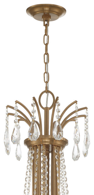 Karrington 12-Light Aged Brass Chandelier