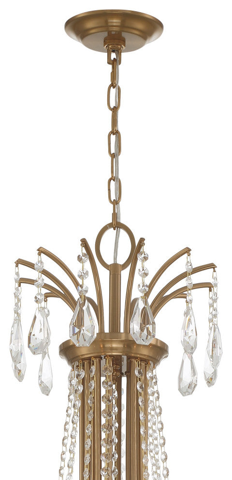 Karrington 12-Light Aged Brass Chandelier
