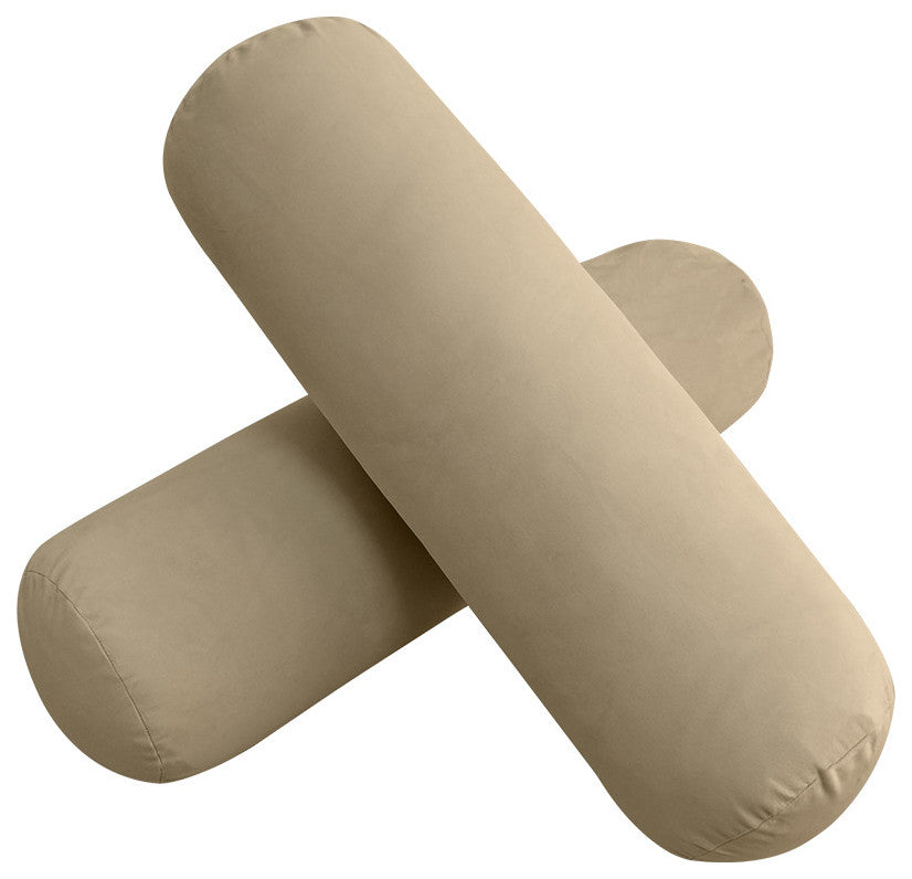 STYLE V2 Full Velvet Knife Edge Indoor Daybed Bolster Pillow |COVER ONLY| AD304