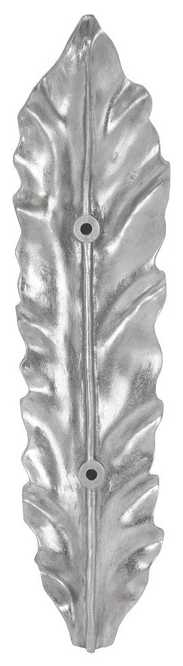 Petiole Wall Leaf, Silver, Medium, Version A