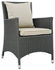 Antique Canvas Beige Sojourn Dining Outdoor Patio Sunbrella Armchair