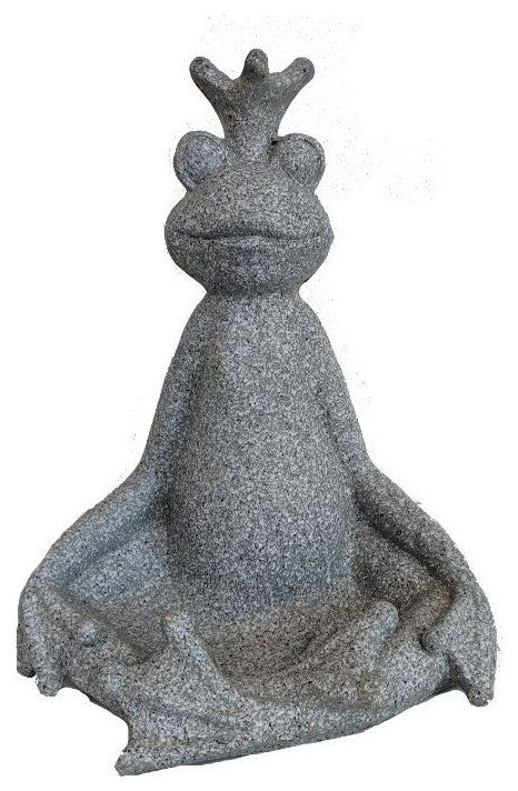 18" Zen Princess Frog Indoor Outdoor Statue