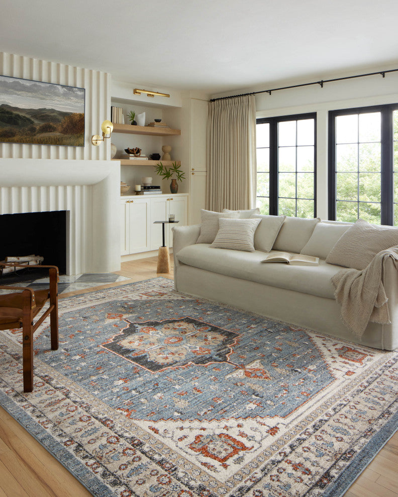 Loloi II Odette Sky / Multi 2''-7" x 8''-0" Runner Rug