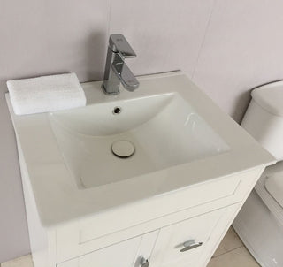 Maxwell Single-Sink Vanity, 24", White