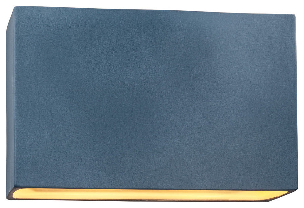 Rectangle Wall Sconce, Closed Top, 16", Dedicated LED, Midnight Sky