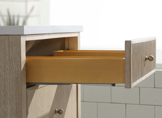Redondo Bathroom Vanity, Ash Oak, 30", Single Sink, Freestanding