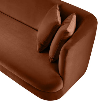 Alder Upholstered Chair, Cognac, Velvet, Sofa