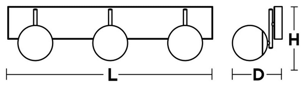 Metropolitan 30" LED Vanity, Black