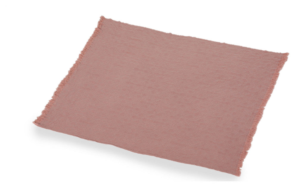 Avery Cotton Throw Blanket with Fringes