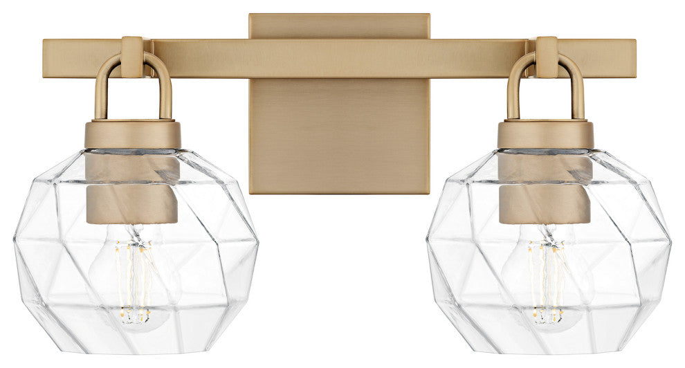 Quoizel CIA8616 Celina 2 Light 16"W Vanity Light - Bronze Gold