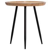 Chervey Tri Pin Side Table, Natural