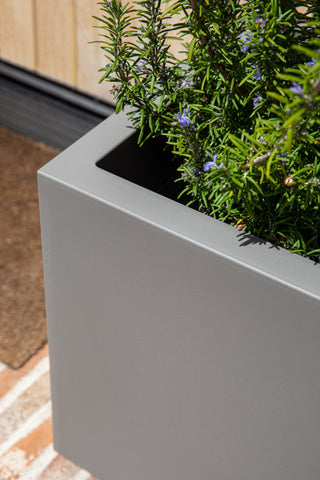 Veradek Block Series Cube Planter, Grey, Medium