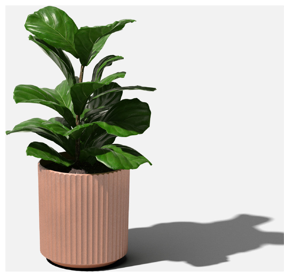 Veradek Demi Series Planter, Terracotta, 12", 1 Pack