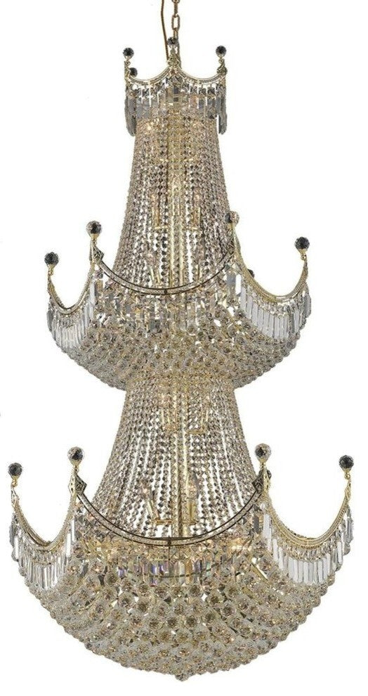 Elegant Lighting Corona 36" 36 Light Royal Crystal Chandelier