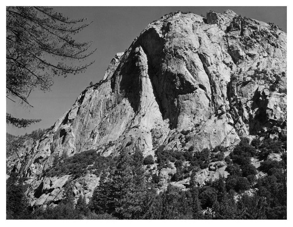 "North Dome, Kings River Canyon, 1936" Paper Art, 24"x19"