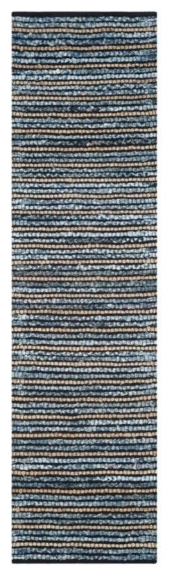 Safavieh Cape Cod Cap363A Rug, Blue/Natural, 4'0" X 4'0"