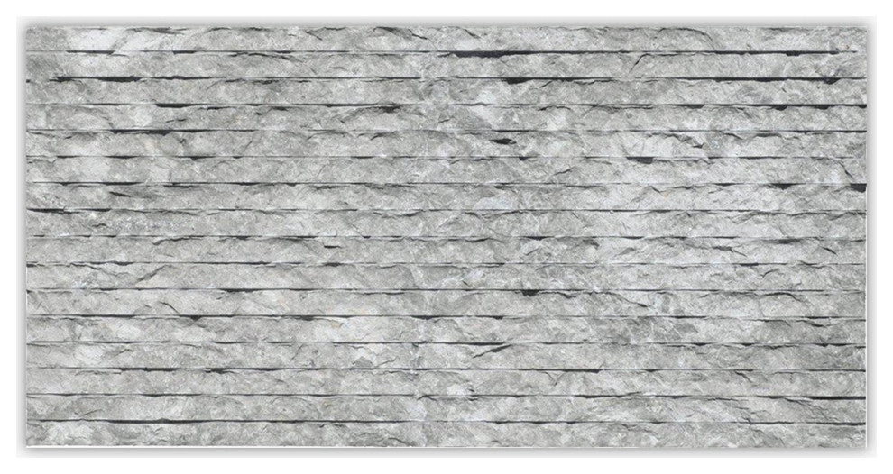 Silver Gray Light Rustic 12x24 Marble Wall Tile