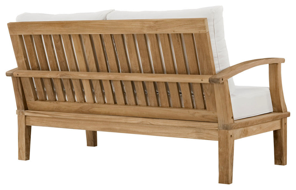 Natural White Marina 3 Piece Outdoor Patio Teak Set