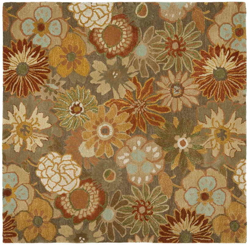 Safavieh Soho soh820a Rug, Brown/Multi, 6'0"x6'0" Square
