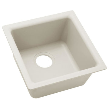 Elkay Luxe 15 3/4" One Bowl Drop In/Undermount Bar/Prep Kitchen Sink, ELX1616RT0