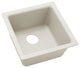 Elkay Luxe 15 3/4" One Bowl Drop In/Undermount Bar/Prep Kitchen Sink, ELX1616RT0